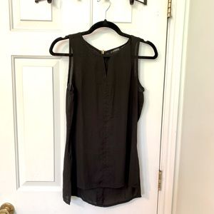 Black Express blouse with cutout